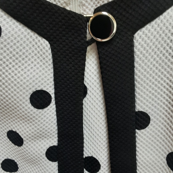 Danny and Nicole Black & White Dress and Jacket - Picture 2 of 11